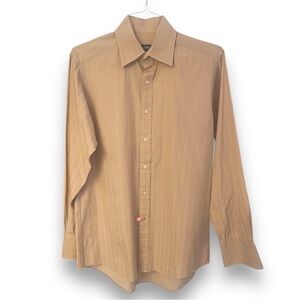 Sean John Tan Dress Shirt Size 15.5, 34/35 Classic
